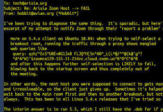 zoom 5.4.x bugreport submit