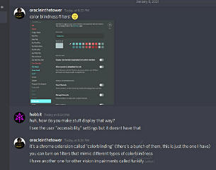 raven shows colorblind-filter to work from  R:uxcb