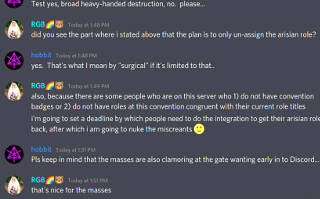 discussing the big let-in pre