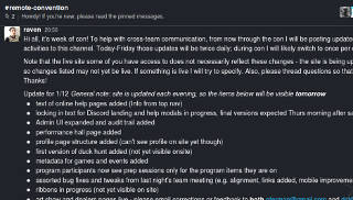 Raven progress report, slack