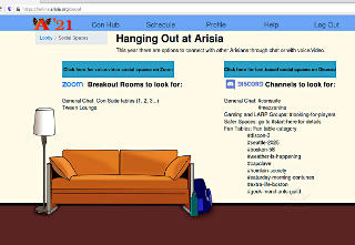 main site social page, couch