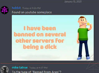 'being a dick' funny screenshot from Youtube