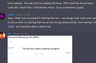 oop, zoom-startup conflict on test meetings