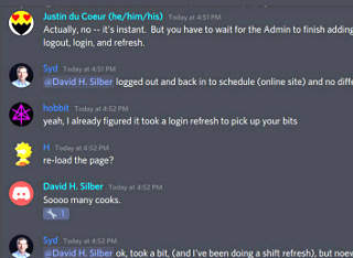 sooo many cooks, maybe excerpt that