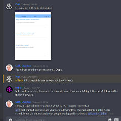 Kathi shows zoomlinks from logged-out