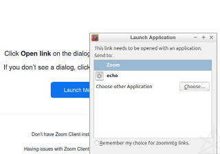 hack: 'echo' spits out the huge link