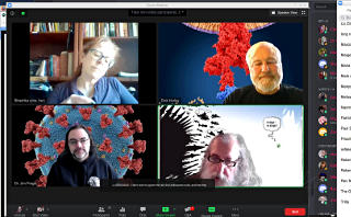 COVID speakers had great backgrounds