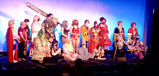 There was a good-sized masquerade