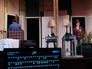 Sightline problem with table lamp placement