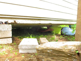 Placing center block