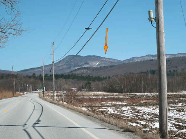 Spotted the powerline cut!