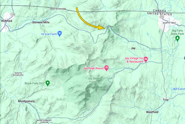 Targeted high-elevation viewing spot