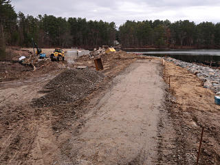 Site overview from north end