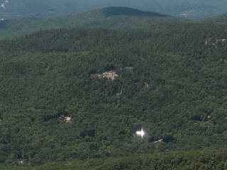 Strange reflection off something in the valley