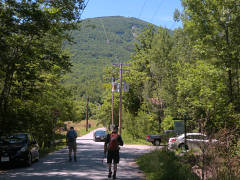 Summit in sight from Gould Rd