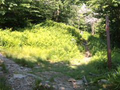 The upper end of Thunderbolt, *not* closed