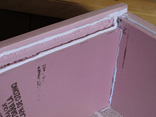 Beads of adhesive for top piece