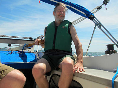 Taking the tiller for a bit