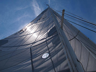 Artsy sail shot