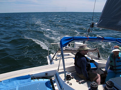 Wake at 11 knots