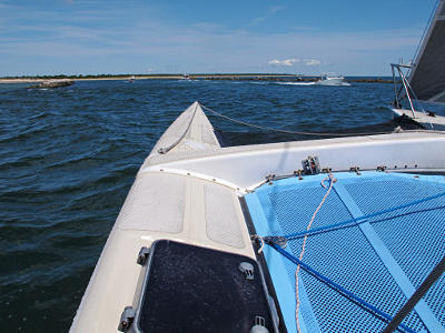 Back into the channel