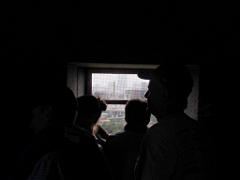 Impaired view out monument windows