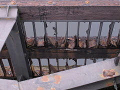 Decrepitude around Charles River locks