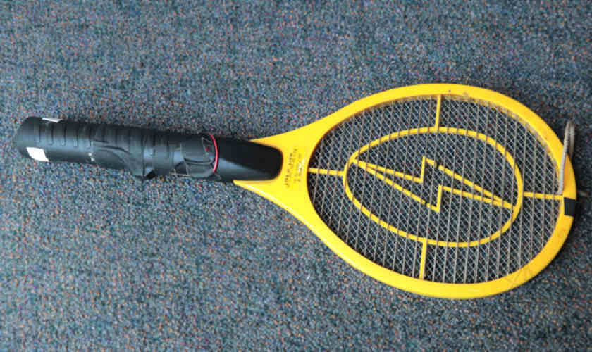 the 'tennis racket' bug zapper