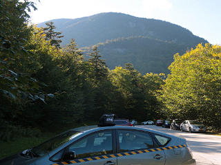 Back at the car: hill conquered!