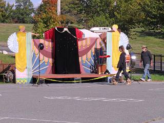 Magician stage setup