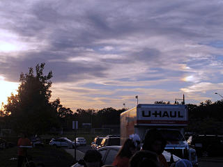 Nice sun-dog toward sunset