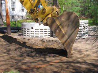 High-precision excavator work