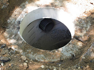 Interior of infiltration structure