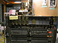 Strowger switch demo, step exchange