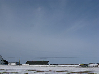 very slow, subtle approach of storm