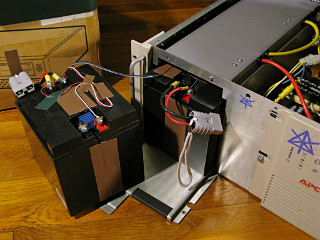 Loading batteries into UPS