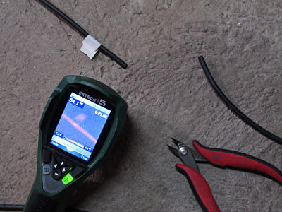 Cut upstream of fault