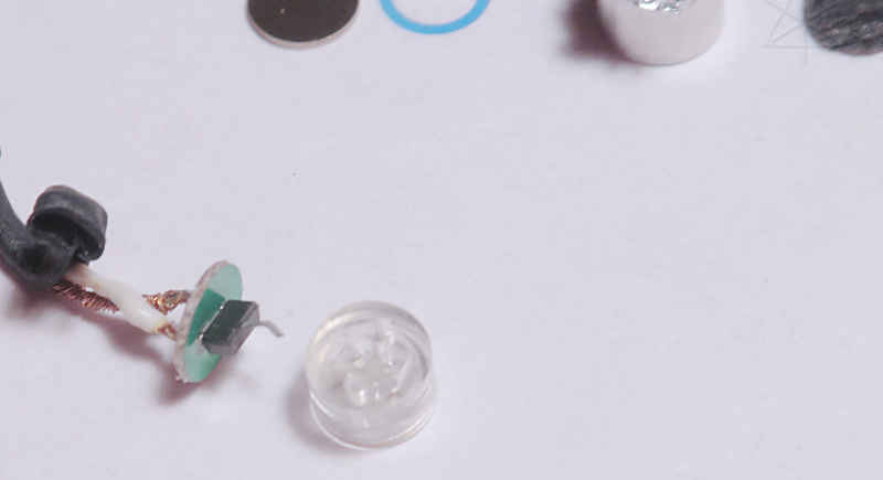 Spacer block pulled off the backing board and JFET