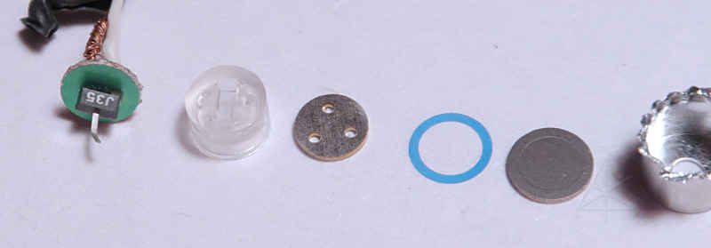 Internal parts, showing 'J35' device designation