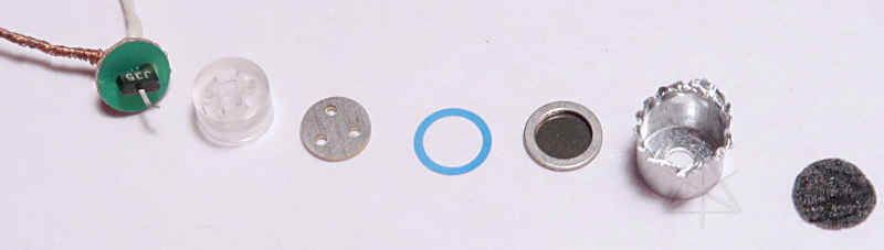 The entire chain of WM-61 parts, in order