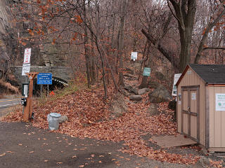 Main trailhead area