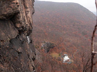 Cliff overlook, above the Chalet