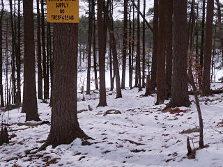 Down toward the reservoir