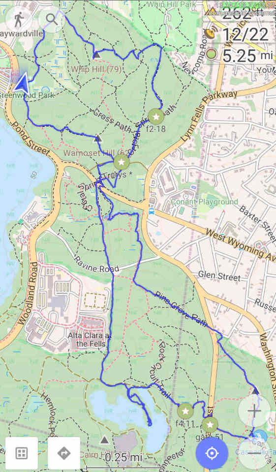 Northeast Fells adventure route, test 1