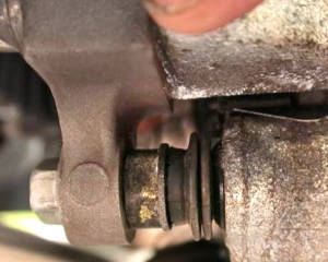 Short video of caliper pin movement