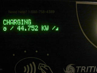 Chargepoint shows same power