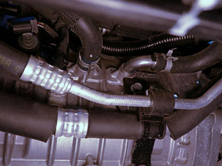 Motor coolant lines