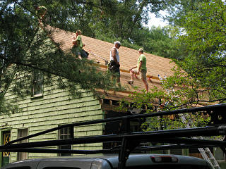 Front roof deck clear