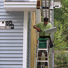 Forming side door head trim