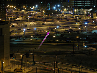 There's my car!